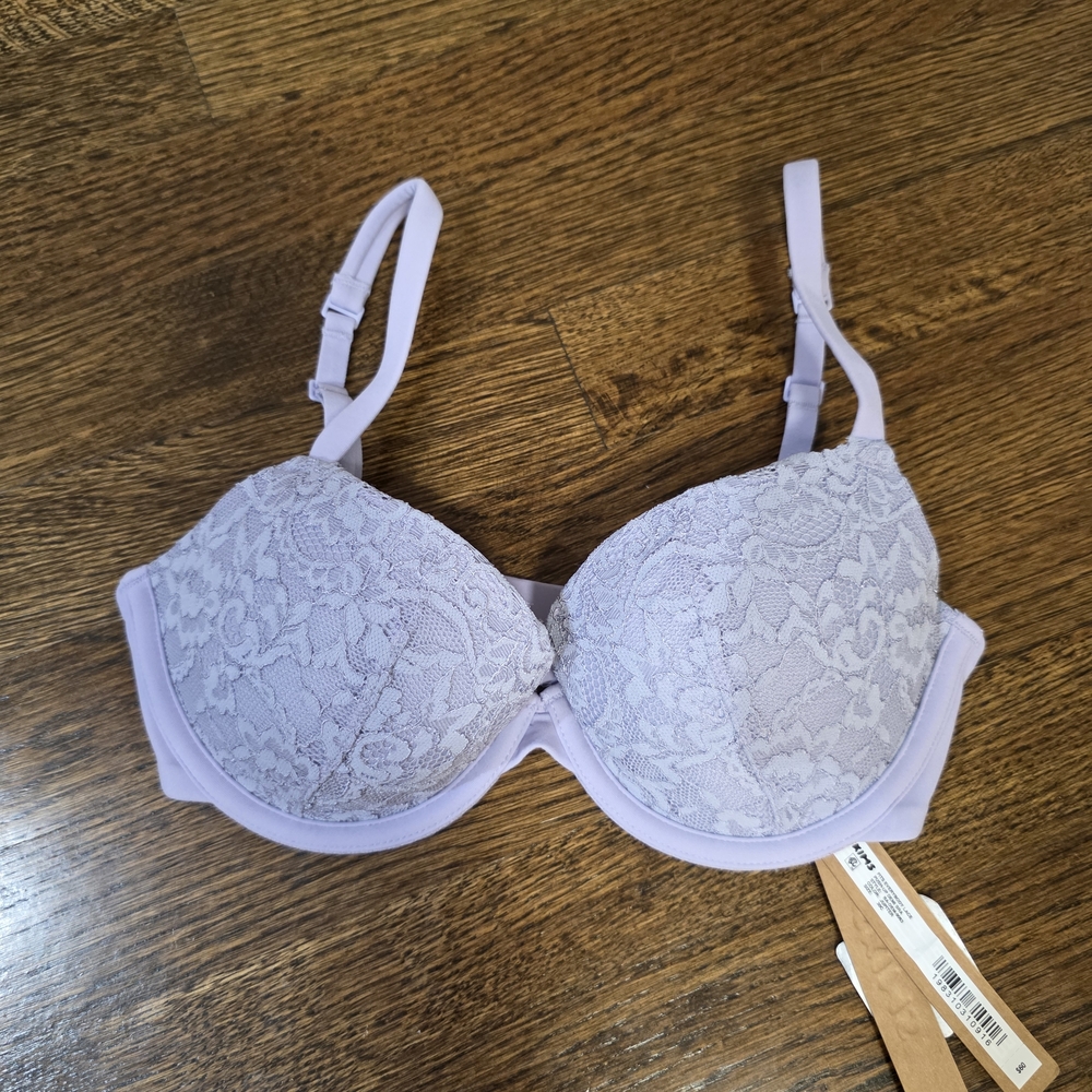 Skims Fits Everybody Lace Push-up Demi Bra - Jupiter  30C NWT